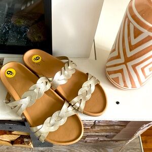 🆕 Anthropologie X Beek motmot Leather Sandals with Braided Straps